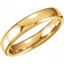 51206:342:P 14kt Yellow 4.5mm Euro-Style Light Comfort-Fit Wedding Band Size 9.5