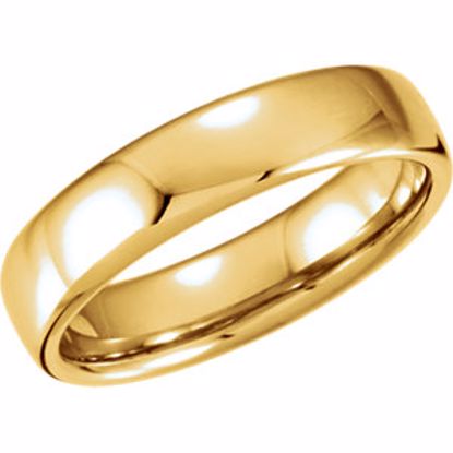51206:354:P 14kt Yellow 5.5mm Euro-Style Light Comfort-Fit Wedding Band Size 5