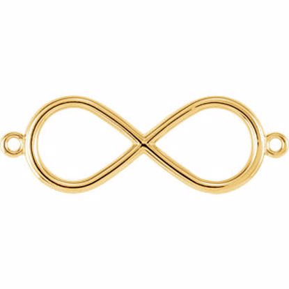 85783:1001:P 14kt Yellow Infinity-Inspired Bracelet Center
