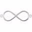 85783:1002:P 14kt White Infinity-Inspired Bracelet Center