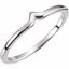 121695:116:P 10kt White Matching Band for Nine-Stone Cluster Ring