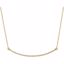 651085:60000:P 14kt Yellow 1/6 CTW Diamond Bar 16-18" Necklace