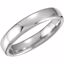 51206:441:P Platinum 4.5mm Euro-Style Light Comfort-Fit Wedding Band Size 6.5