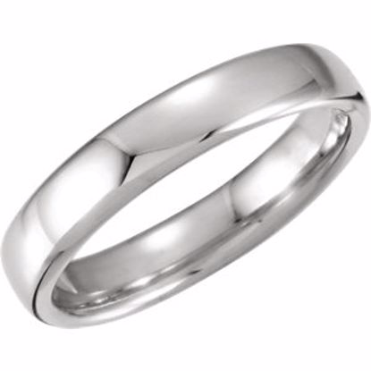51206:446:P Platinum 4.5mm Euro-Style Light Comfort-Fit Wedding Band Size 9