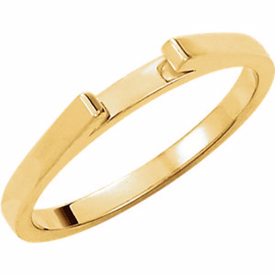 4558:573200:P 10kt Yellow Band for 7mm Round Ring 