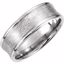 51191:400:P Platinum 7.5mm Fancy Carved Band Size 11.5