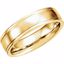 51207:176:P 14kt Yellow 6mm Fancy Carved Band with Satin Finish Size 10.5