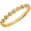 68969:103:P 14kt Yellow .04 CTW Diamond Ring Size 7