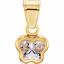 651370:103:P 14kt Yellow April CZ Birthstone Pendant