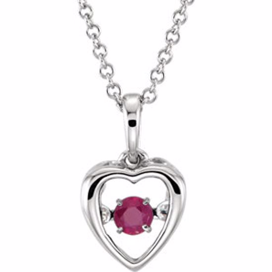 651376:70000:P 14kt White Ruby 18" Mystara® Necklace
