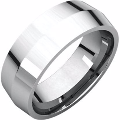 KER11:204:P Palladium 7mm Knife Edge Comfort Fit Band
