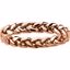 50127:105:P 14kt Rose 3.75mm Hand Woven Band Size 6