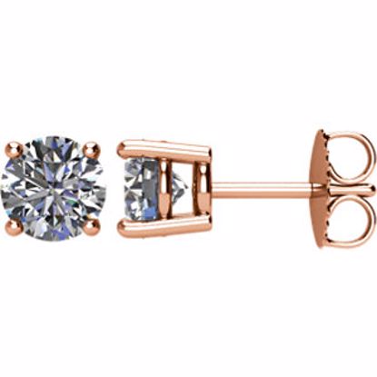 1874:70079:P 14kt Rose 1 1/2 CTW Diamond Earrings