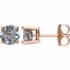 1874:70079:P 14kt Rose 1 1/2 CTW Diamond Earrings