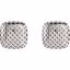 86002:102:P 14kt White Pierced Style Earrings