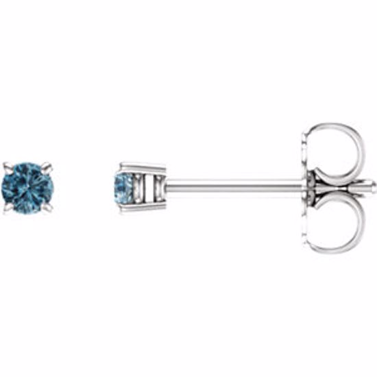1874:70102:P 14kt White 2.5mm Round Sky Blue Topaz Earrings