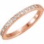 651020:306:P 14kt Rose 1/3 CTW Diamond Anniversary Band