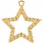 84419:60001:P 14kt Yellow 1/6 CTW Diamond Petite Star 16" Necklace