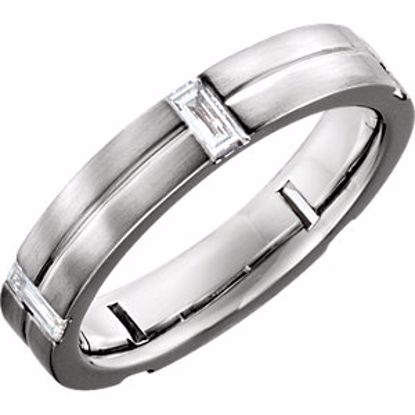 122260:6002:P Platinum 5/8 CTW Diamond Band Size 7