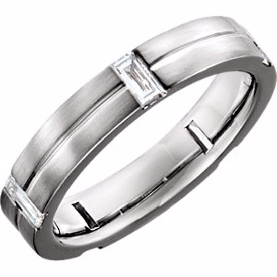 122260:6002:P Platinum 5/8 CTW Diamond Band Size 7