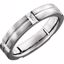 122260:6005:P Platinum 5/8 CTW Diamond Band Size 11