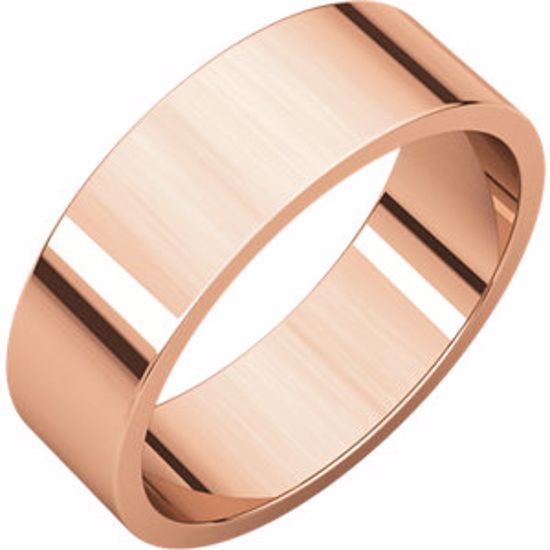F8:913:P 14kt Rose 16mm Flat Band