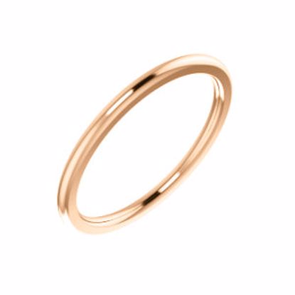 IR7.5:912:P 14kt Rose 1.5mm Comfort Fit Band