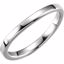 51333:108:P Platinum 1.65mm Ladies Stackable Band Size 5