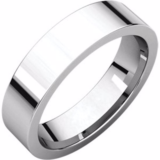 FIR10:224277:P Platinum 3.5mm Flat Comfort Fit Band