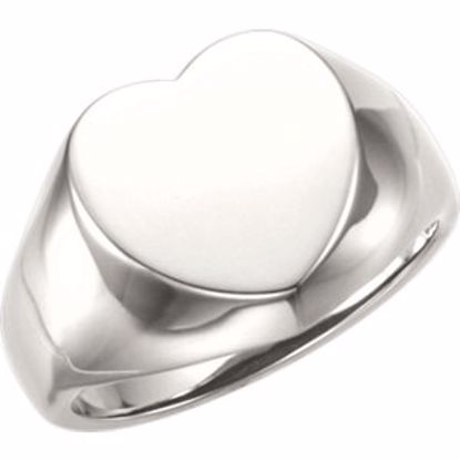 51413:101:P 14kt Yellow Heart Ring
