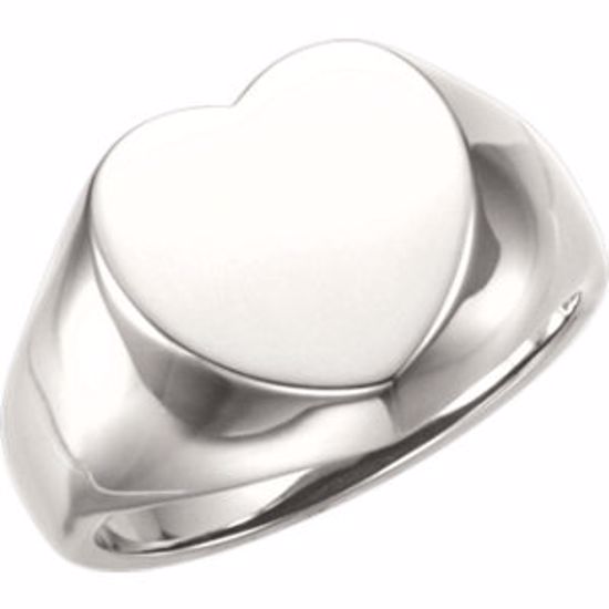 51413:104:P Continuum Sterling Silver Heart Ring