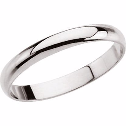19341:2468540:P 10kt White Youth Band Size 1
