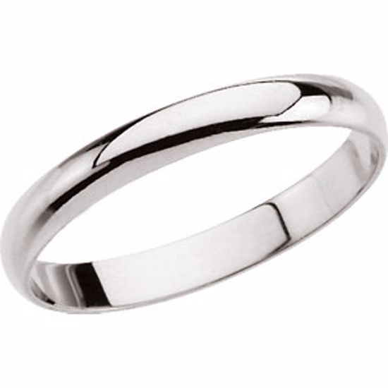 19341:2468540:P 10kt White Youth Band Size 1
