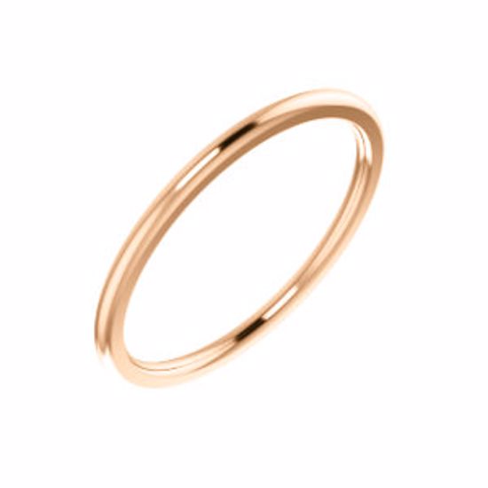 IR10:205:P 14kt Rose 1.5mm Comfort Fit Band