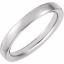51339:116:P Platinum 4mm Design Band Size 6.5