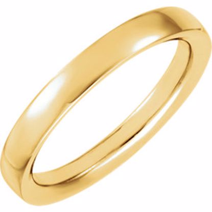 51339:121:P 14kt Yellow 4mm Design Band Size 8