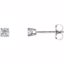 1874:60052:P 14kt White 1/4 CTW Diamond Earrings