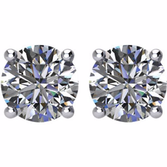 1874:60069:P 14kt Rose 1 1/2 CTW Diamond Earrings