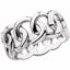 5217:6442:P 10kt White 9.5mm Link Design Band