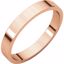 F7:328499:P 10kt Rose 3mm Flat Band