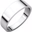FT6.5:100:P Sterling Silver 6mm Flat Tapered Band