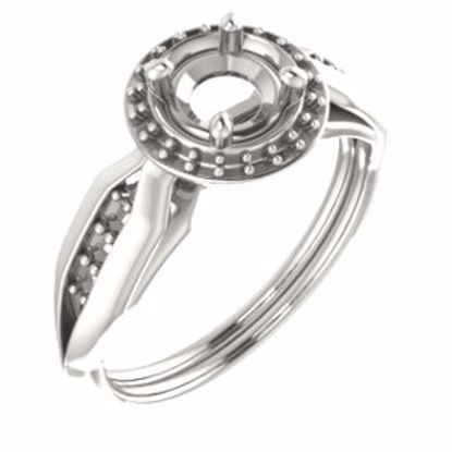 71742:161:P 10kt Rose  5.5mm Round Ring Mounting