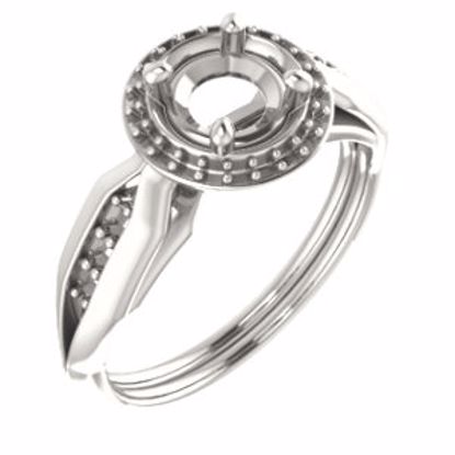 71742:176:P 10kt Rose  5.8mm Round Ring Mounting
