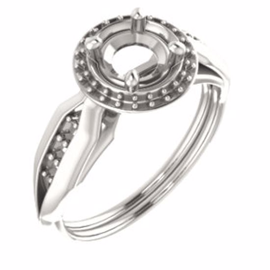 71742:176:P 10kt Rose  5.8mm Round Ring Mounting