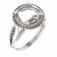 71742:315:P 14kt White  9.4mm Round Ring Mounting