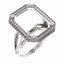 71742:807:P 10kt White  16x12mm Emerald Ring Mounting