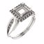 71742:867:P 10kt White  5.5mm Square Ring Mounting