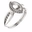 71742:1031:P 10kt Rose  8x4mm Marquise Ring Mounting