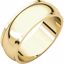 HRE11.5:1933:P 10kt Yellow 7mm Half Round Edge Band