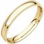 MGRL10:2134:P 10kt Yellow 3mm Light Comfort Fit Milgrain Band 